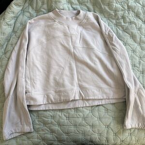 Lululemon cropped high neck pullover